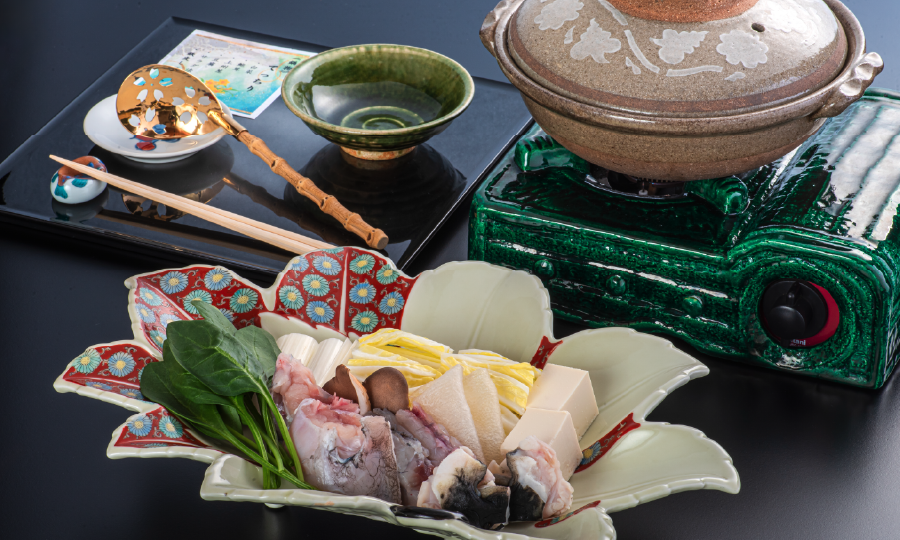 鍋物　御飯物は鍋のお出汁で雑炊