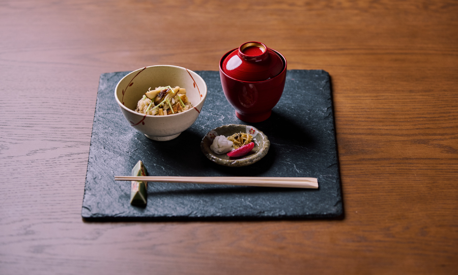 御飯物 - 五種の木の子炊き込み